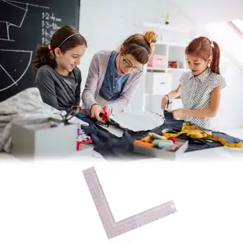1Pc Plastic L-Square Shape Ruler French Curve Sewing Tailor Tools Craft Newest Craft DIY Professional Measure Sewing Ruler Q5R8
1Pc Plastic L-Square Shape Ruler French Curve Sewing Tailor Tools Craft Newest Craft DIY Professional Measure Sewing Ruler Q5R8