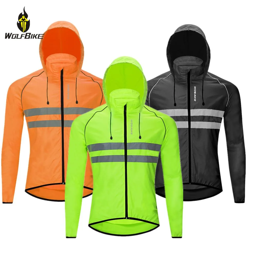 Wolfbike Thin Hidden Hooded Caps Cycling Jackets Men Windproof Reflective Water Rain Repellent Running Coats ike Windbreaker
Wolfbike Thin Hidden Hooded Caps Cycling Jackets Men Windproof Reflective Water Rain Repellent Running Coats ike Windbreaker