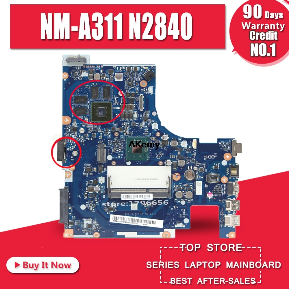 NM-A311 Notebook PC Motherboard For Lenovo G40 G40-30 Main Board 14 Inch N2840 2.16GHZ ( FOR 820M 1GB video card ) tested 100%
NM-A311 Notebook PC Motherboard For Lenovo G40 G40-30 Main Board 14 Inch N2840 2.16GHZ ( FOR 820M 1GB video card ) tested 100%