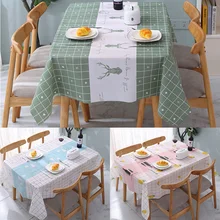 Coffee-Tablecloth Square Rectangular Kitchen Nature Hike Waterproof Decorative Cartoon