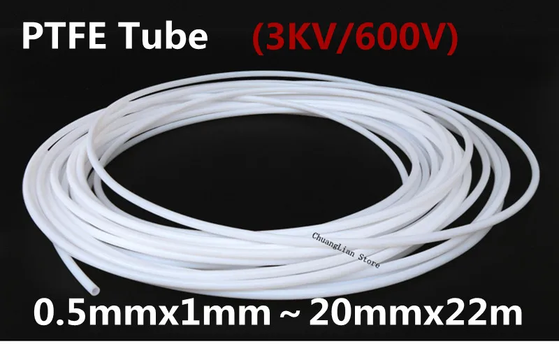 1M/2M/5M PTFE Tube OD F46 Insulated Capillary Heat Protect Transmit Hose Rigid Pipe Temperature Corrosion Resistance 600V
1M/2M/5M PTFE Tube OD F46 Insulated Capillary Heat Protect Transmit Hose Rigid Pipe Temperature Corrosion Resistance 600V