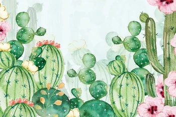Tropical Cactus Flowers Green Plants Watercolor birthday party photo background photography backdrops quality vinyl
Tropical Cactus Flowers Green Plants Watercolor birthday party photo background photography backdrops quality vinyl
