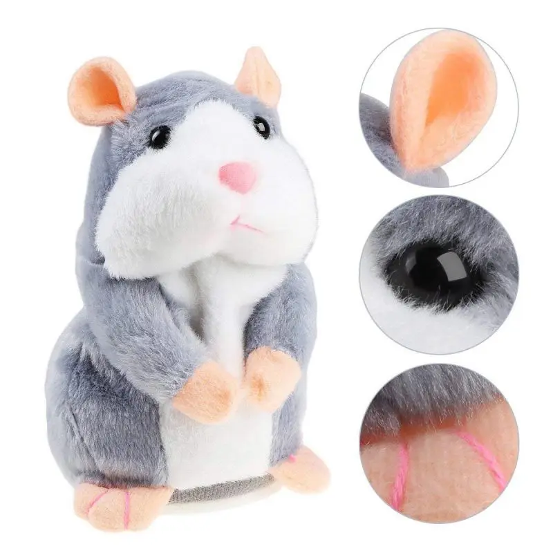 New Talking Hamster Mouse Pet Christmas Toy Speak Talking Sound Record Hamster Educational Plush Toy for Children Christmas Gift
New Talking Hamster Mouse Pet Christmas Toy Speak Talking Sound Record Hamster Educational Plush Toy for Children Christmas Gift