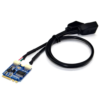 Expansion Card Installation and Disassemble Conveniently M.2 NGFF Riser Card KEY A-E to Dual Port USB2.0 Converter Adapter
Expansion Card Installation and Disassemble Conveniently M.2 NGFF Riser Card KEY A-E to Dual Port USB2.0 Converter Adapter