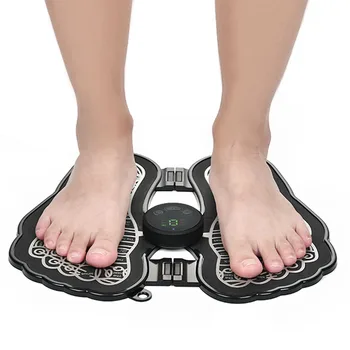 Electric EMS Foot Massager Pad Foldable Foot Massage Mat Feet Muscle Stimulator Improve Blood Circulation Relieve