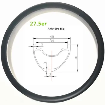 650B mtb carbon rim asymmetric AM 40X30mm tubeless bike rim matte/glossy 27.5er mountain bicycle wheel disc brake rim 
650B mtb carbon rim asymmetric AM 40X30mm tubeless bike rim matte/glossy 27.5er mountain bicycle wheel disc brake rim