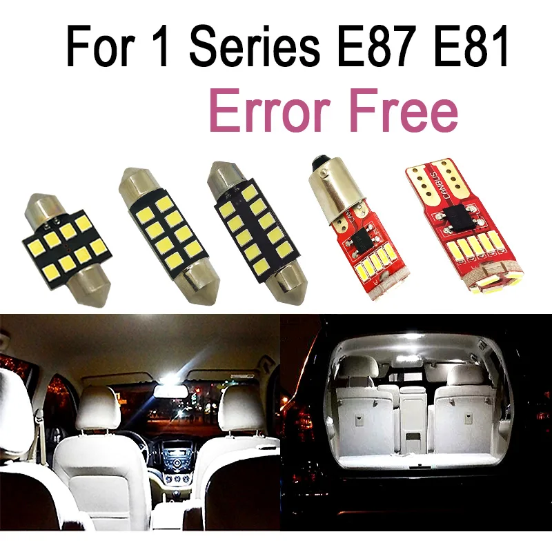 13pcs Error free LED bulb Interior Light Kit for bmw 1 series E87 E81 116i 118d 118i 120d 120i 123d 130i 135i M 135i (03-11)
13pcs Error free LED bulb Interior Light Kit for bmw 1 series E87 E81 116i 118d 118i 120d 120i 123d 130i 135i M 135i (03-11)