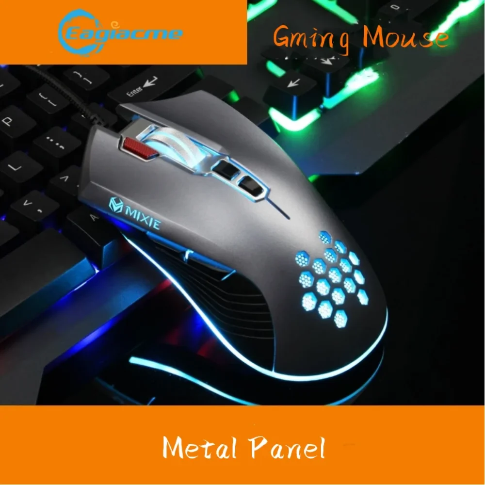 Mechanical Professional Gamer Mouse USB Wired Mouse 4800 DPI 8 Keys Macro-programming Mouse PC/Laptop PUBG Auto Mouse RGB Mouse
Mechanical Professional Gamer Mouse USB Wired Mouse 4800 DPI 8 Keys Macro-programming Mouse PC/Laptop PUBG Auto Mouse RGB Mouse