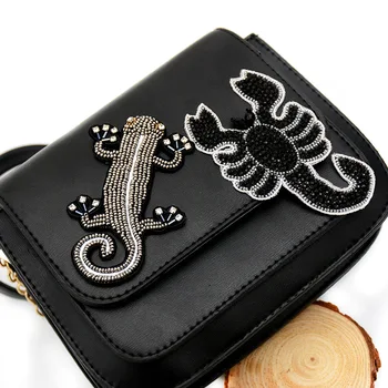 beaded embroidery patch gecko scorpion animal cartoon patches for hats bag badges applique patches for clothing GU-1180
beaded embroidery patch gecko scorpion animal cartoon patches for hats bag badges applique patches for clothing GU-1180