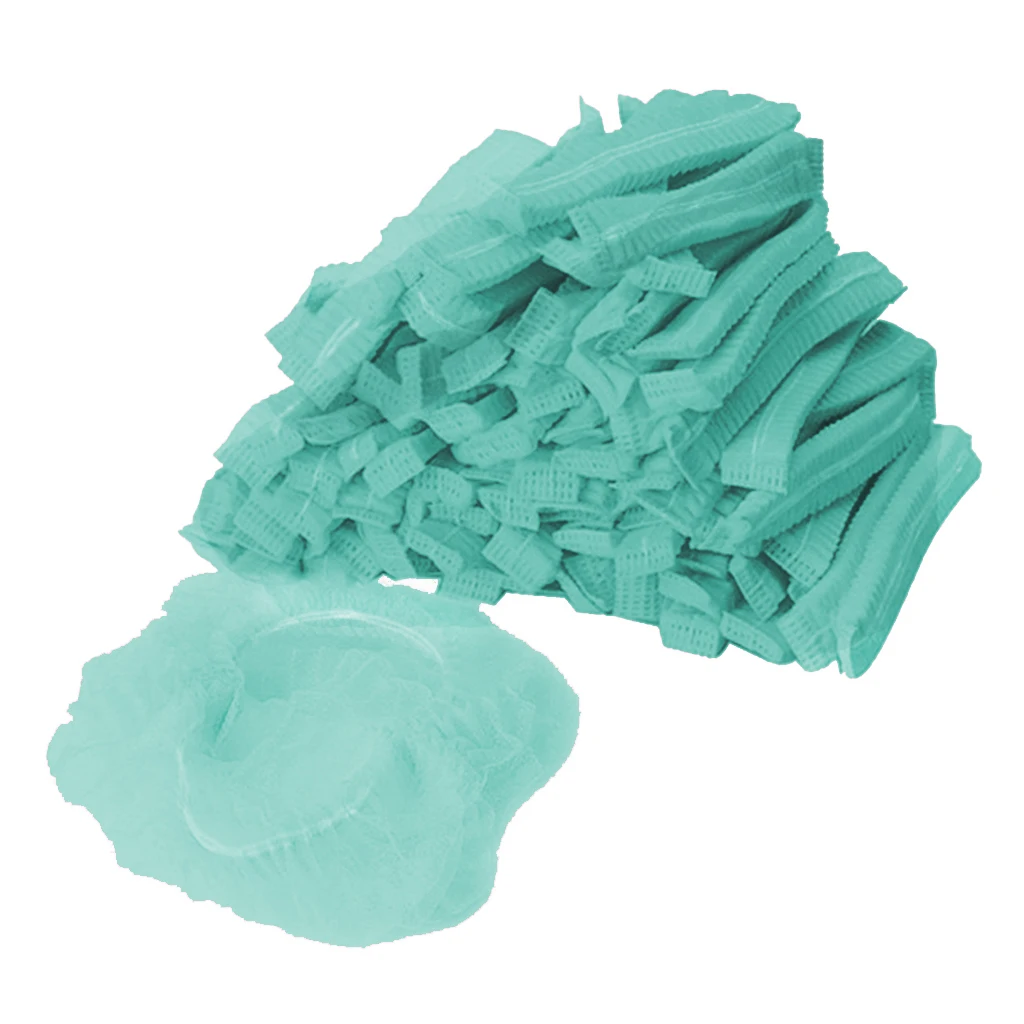 100x Disposable Mob Cap Non Woven Anti Dust Hat Head Cover Food Catering Kitchen Hair Hat for Industral Hair Salon 100x Disposable Mob Cap Non Woven Anti Dust Hat Head Cover Food Catering Kitchen Hair Hat for Industral Hair Salon