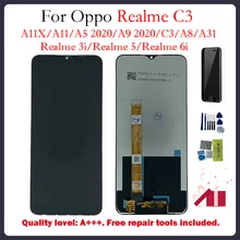 Écran tactile LCD de remplacement, pour OPPO Realme C3 A5 A9 2020 Realme 5 A11X A8 A31 Realme 6i, Original=