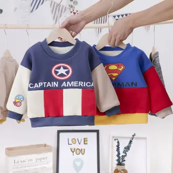 Kids Superhero Hoodies Winter Thick Sweatshirts Baby Boys Cotton Children Clothes Long Sleeve Sweatshirts Toddler Sportswear 
Kids Superhero Hoodies Winter Thick Sweatshirts Baby Boys Cotton Children Clothes Long Sleeve Sweatshirts Toddler Sportswear