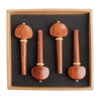 4PCS Redwood Peg Cello Peg Cello Tuning Accessory High-Grade Mahogany Handmade, G99D
4PCS Redwood Peg Cello Peg Cello Tuning Accessory High-Grade Mahogany Handmade, G99D