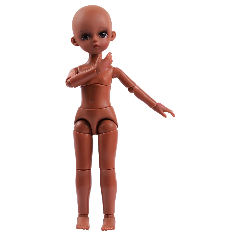 UCanaan/1/6 телесного тела черная кожа 30 см BJD кукла 18 шарнирные куклы без верхней