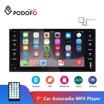 Podofo 2 Din Car Radio Autoradio 7'' Touch Screen Multimedia Player MP5 Player Bluetooth MirrorLink FM Radio For Toyota Corolla
Podofo 2 Din Car Radio Autoradio 7'' Touch Screen Multimedia Player MP5 Player Bluetooth MirrorLink FM Radio For Toyota Corolla