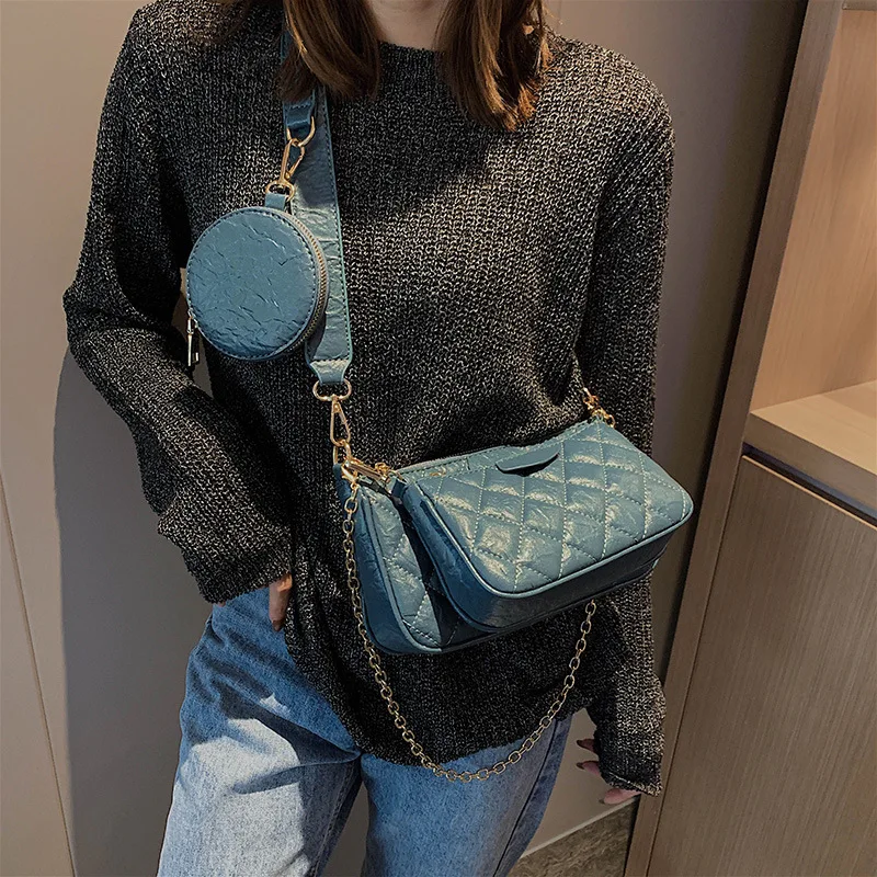 Graceful Rhombus Chain Bag Women's 2020 Autumn And Winter New Style Women's Small Shoulder Bag Fashion Korean-style Messenger Ba
Graceful Rhombus Chain Bag Women's 2020 Autumn And Winter New Style Women's Small Shoulder Bag Fashion Korean-style Messenger Ba
