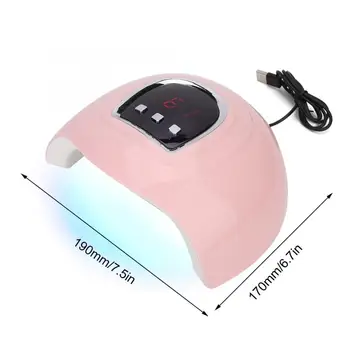 54W Nail Polish Dryer USB Intelligent LED UV Gel Lamp Curing Machine Nail Polish Dryer Manicure Tool Nail Lamps Curing Lamp c 
54W Nail Polish Dryer USB Intelligent LED UV Gel Lamp Curing Machine Nail Polish Dryer Manicure Tool Nail Lamps Curing Lamp c