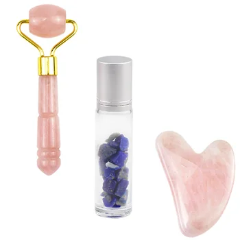 1 Set Natural Jade Massager Roller Scraping Plate Essential Oil Jade Bottle Massaging Tools Massage Beauty Apparatus for Store S
1 Set Natural Jade Massager Roller Scraping Plate Essential Oil Jade Bottle Massaging Tools Massage Beauty Apparatus for Store S