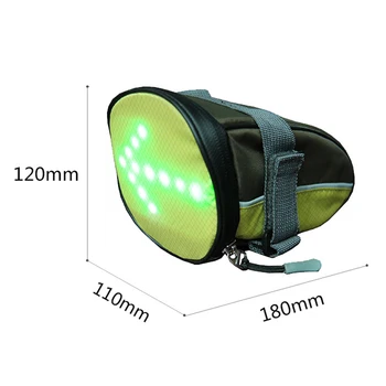 Bicycle Bike Tail LED Warning Signal Light Bag LED Safety Rear Bags Remote wireless Control for Night Riding high quality 
Bicycle Bike Tail LED Warning Signal Light Bag LED Safety Rear Bags Remote wireless Control for Night Riding high quality
