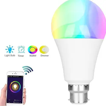 Wifi Smart Light Bulb Led Voice Control Mobile Phone Remote Control Bulb Lamp Professional High-Tech Energy Saving
Wifi Smart Light Bulb Led Voice Control Mobile Phone Remote Control Bulb Lamp Professional High-Tech Energy Saving