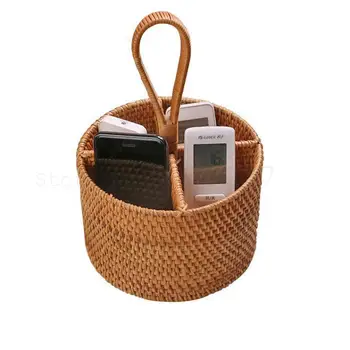 Rattan Remote Control Receives Box, Living Room, Home Creative Tea Table, Office Desktop Cosmetics, Separating And Arranging She
Rattan Remote Control Receives Box, Living Room, Home Creative Tea Table, Office Desktop Cosmetics, Separating And Arranging She