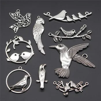 3pcs Bird Pendant Charms Branch Bird Charm Pendant Finding Craft Big Bird Charm Pendant For Jewelry Making 
3pcs Bird Pendant Charms Branch Bird Charm Pendant Finding Craft Big Bird Charm Pendant For Jewelry Making