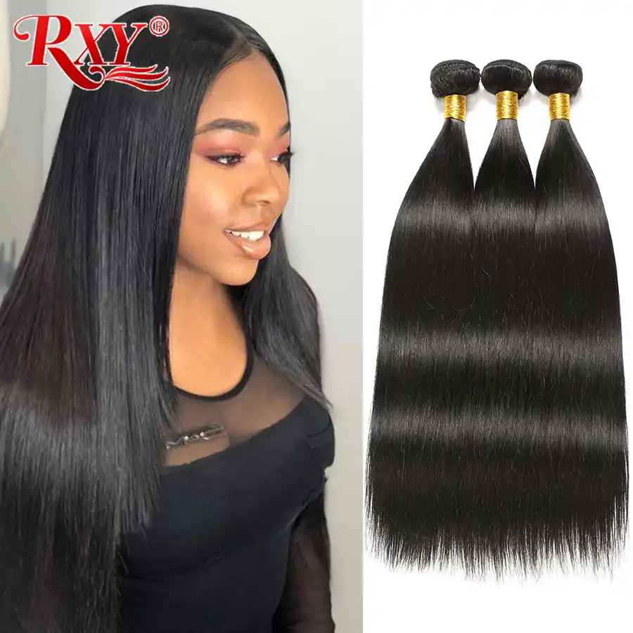 Brazilian Hair Weave Bundles Rxy Straight Hair Bundles 100 Remy