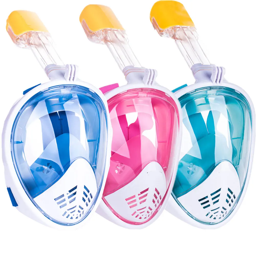 Full Face Snorkel Mask Snorkeling Mask with Detachable Camera Mount 180° Panoramic Anti-Fog Anti-Leak Diving Mask
Full Face Snorkel Mask Snorkeling Mask with Detachable Camera Mount 180° Panoramic Anti-Fog Anti-Leak Diving Mask