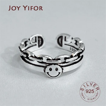 Lucky Punk Retro Thai Style Double Layers Chain Party Women Ring Smiling Face Happy Vintage Rings For Women 
Lucky Punk Retro Thai Style Double Layers Chain Party Women Ring Smiling Face Happy Vintage Rings For Women
