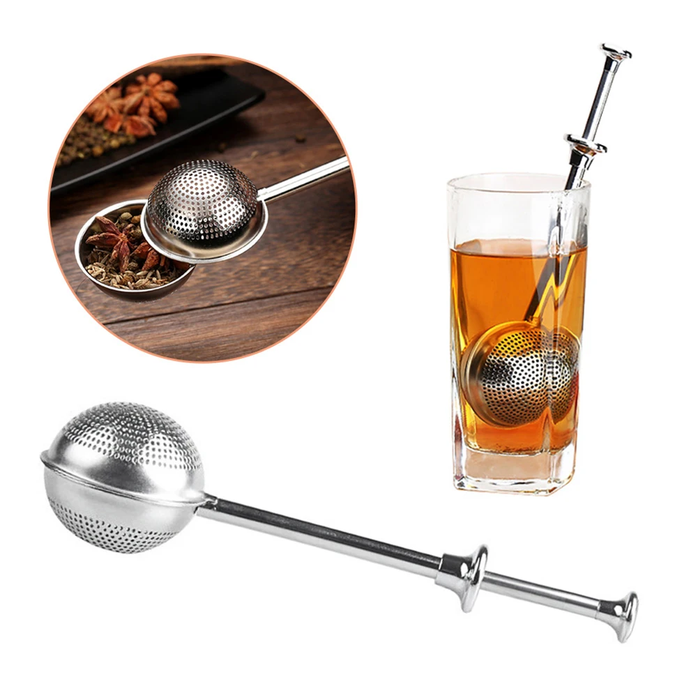 Telescopic Tea Ball Infuser with Long Handle Stainless Steel Tea Infuser Strainer Herb Spice Loose Leaf Filter Teaware Accessory
Telescopic Tea Ball Infuser with Long Handle Stainless Steel Tea Infuser Strainer Herb Spice Loose Leaf Filter Teaware Accessory