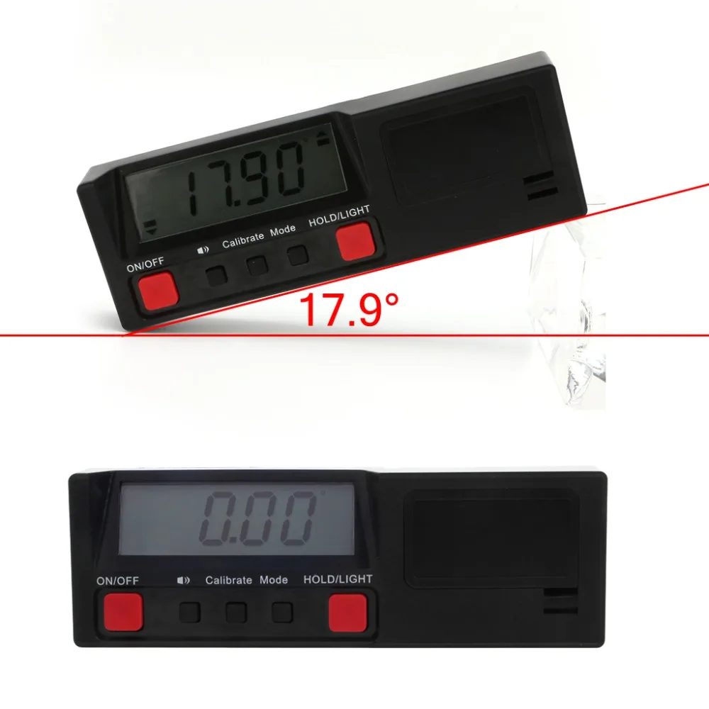 360 Degree Digital Inclinometer Protractor Angle Finder Gauge Horizontal Bevel Teter Tools
360 Degree Digital Inclinometer Protractor Angle Finder Gauge Horizontal Bevel Teter Tools