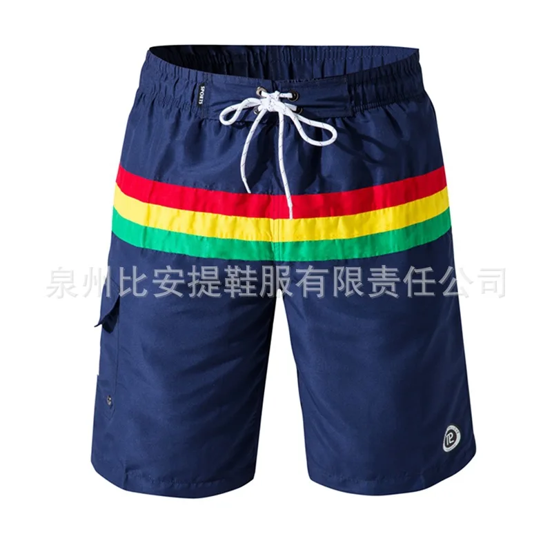 Household Casual Pants Men's Summer New Style Stripes Printed Beach Shorts Quick-Dry Surfing Shorts 1925
Household Casual Pants Men's Summer New Style Stripes Printed Beach Shorts Quick-Dry Surfing Shorts 1925