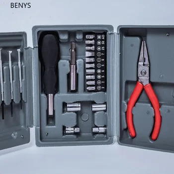 BENYS Practical and Convenient 24PC Household Multi-function Tool Box Hardware Combination Tool Tool Set Boxed Square Tool Box
BENYS Practical and Convenient 24PC Household Multi-function Tool Box Hardware Combination Tool Tool Set Boxed Square Tool Box
