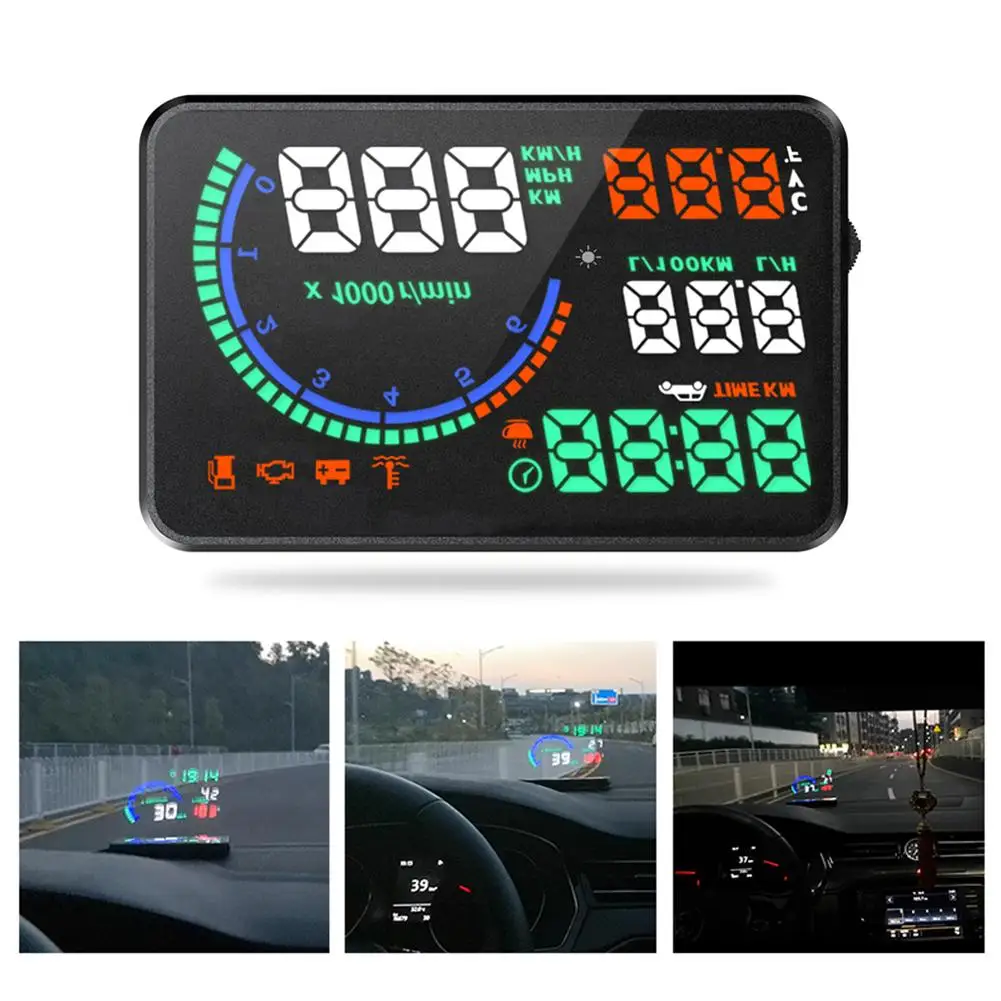 L8 Car Vehicle Head-up display Car HUD Windshield Projector Car Speed Projector KMH MPH Speedometer Car Detector Oil Consumption
L8 Car Vehicle Head-up display Car HUD Windshield Projector Car Speed Projector KMH MPH Speedometer Car Detector Oil Consumption