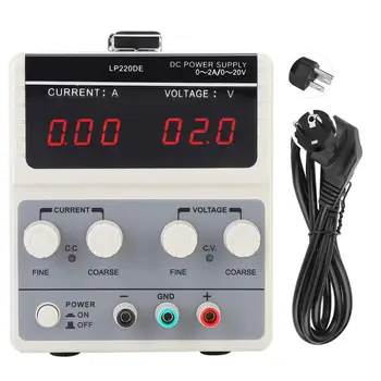 Voltage Stabilizer LP220DE 20V 2A Adjustable DC Stabilizer Power Supply Overload Protection DC Regulator 110/220V Voltage
Voltage Stabilizer LP220DE 20V 2A Adjustable DC Stabilizer Power Supply Overload Protection DC Regulator 110/220V Voltage