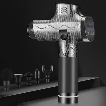 2500MAH 16.8V Massage Gun LCD Display Body Exercising Muscle Electric Massager 6 Head Touch Screen for Neck Back Body Fascia Gun
2500MAH 16.8V Massage Gun LCD Display Body Exercising Muscle Electric Massager 6 Head Touch Screen for Neck Back Body Fascia Gun