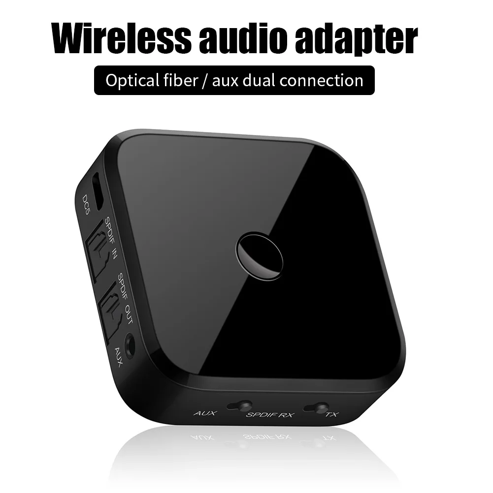 2 in 1 Wireless Bluetooth 5.0 Audio Transmitter Receiver Mini 3.5mm Optical Fiber Aux Dual Connection Wireless Audio Adapter
2 in 1 Wireless Bluetooth 5.0 Audio Transmitter Receiver Mini 3.5mm Optical Fiber Aux Dual Connection Wireless Audio Adapter