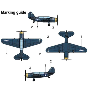 4pcs Trumpeter 06407 1/350 SB2C Helldiver Pre-painted Aircraft Set Semi-finished Model for Aircraft Carrier
4pcs Trumpeter 06407 1/350 SB2C Helldiver Pre-painted Aircraft Set Semi-finished Model for Aircraft Carrier