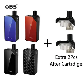 Original OBS Alter Pod Vape Kit WIth 5ml Cartridge Electronic Cigarette Atomizer 2300mah Mod 2.5D toughened glass Vaporizer
Original OBS Alter Pod Vape Kit WIth 5ml Cartridge Electronic Cigarette Atomizer 2300mah Mod 2.5D toughened glass Vaporizer