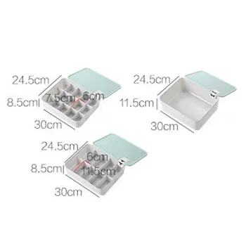 New 3 Type Storage Boxes With Logo Underwear Socks Bra Storage Box Eco-friendly 10/15 Slot High Capacity Stocked Organizer Drawe
New 3 Type Storage Boxes With Logo Underwear Socks Bra Storage Box Eco-friendly 10/15 Slot High Capacity Stocked Organizer Drawe