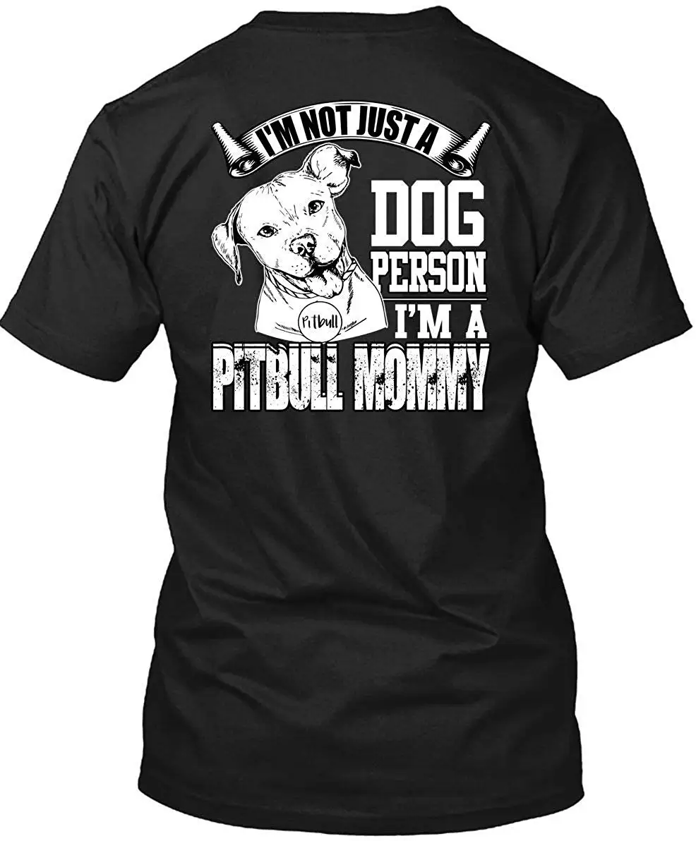 Футболка I'm Not Just A Dog Person питбулл Mommy Мужская Женская Винтажная футболка с