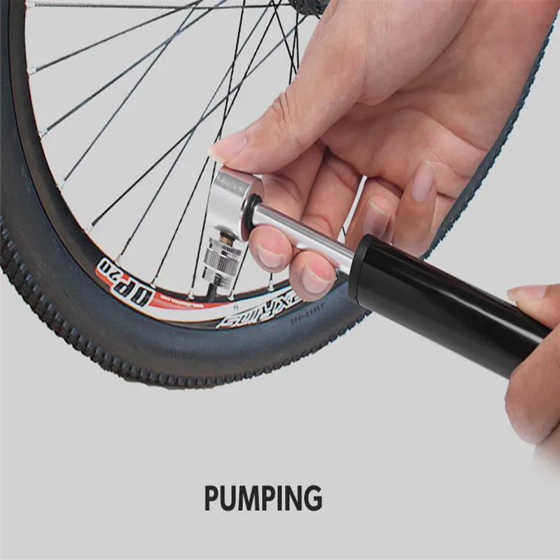 Mini Portable Bicycle Pump Lightweight Aluminum Alloy Bike Pump Air Pump Mountain Cycling Tire Gas Needle Inflator 
Mini Portable Bicycle Pump Lightweight Aluminum Alloy Bike Pump Air Pump Mountain Cycling Tire Gas Needle Inflator