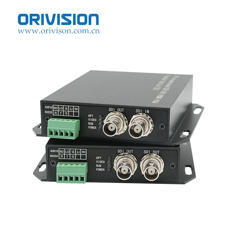 

ZY-OS401 1920*1080@60HZ SDI Uncompressed MINI Optical Fiber Transceiver Extender With RS232/RS485/Audio