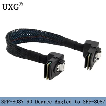 20cm Internal Mini SAS SFF-8087 90 Degree Angled to Angled SFF-8087 Server Hard Disk Raid Data Cable
20cm Internal Mini SAS SFF-8087 90 Degree Angled to Angled SFF-8087 Server Hard Disk Raid Data Cable