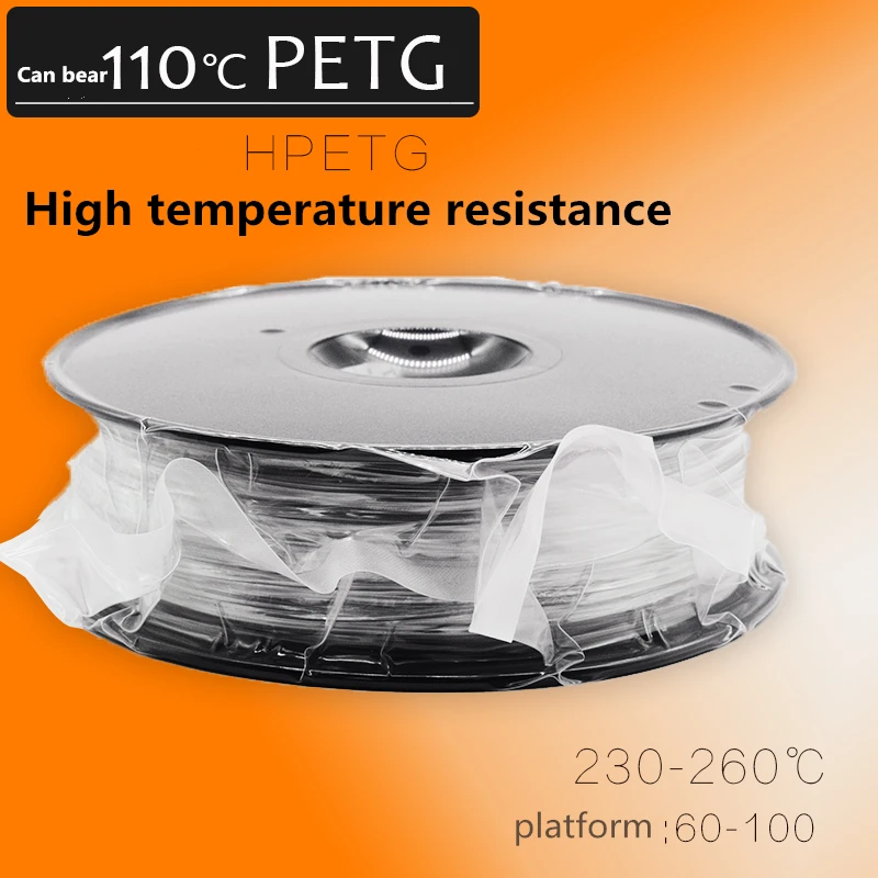 3D Printing Filament PETG h-petg High Temperature Resistant 1.75mm11kg Environmental Protection Food Grade Can Contact with Food
3D Printing Filament PETG h-petg High Temperature Resistant 1.75mm11kg Environmental Protection Food Grade Can Contact with Food