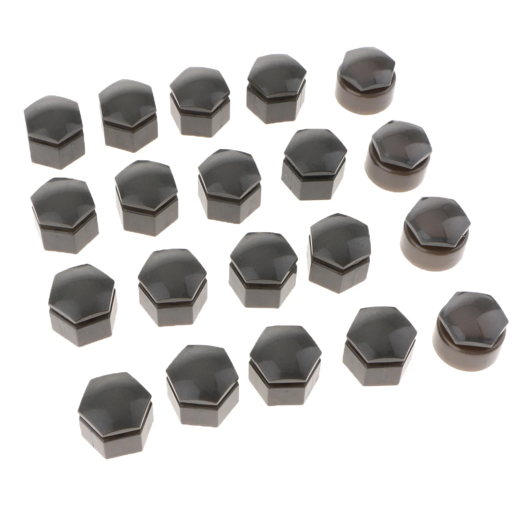 20x Gray Tire Wheel Screw Bolts Nut Caps Tyre Wheel For Audi Q7 20x Gray Tire Wheel Screw Bolts Nut Caps Tyre Wheel For Audi Q7
