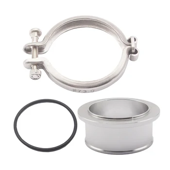 Turbo Compressor V-band Flange + Clamp For Holset HX35 HX35W HX40W For Cummins 5.9L 
Turbo Compressor V-band Flange + Clamp For Holset HX35 HX35W HX40W For Cummins 5.9L