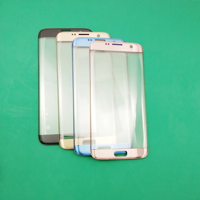 5pcsAA+ Replacement LCD Front Touch Screen Glass Outer Lens For Samsung Galaxy s7 edge G935F G935A with Adhesive Tools kits | Мобильные