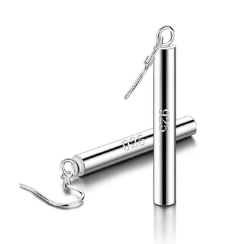 Fashion Entity Design Vintage Earrings For Women New 925 Sterling Silver Cylindrical Earrings Jewelry For Women Christmas Gift
Fashion Entity Design Vintage Earrings For Women New 925 Sterling Silver Cylindrical Earrings Jewelry For Women Christmas Gift