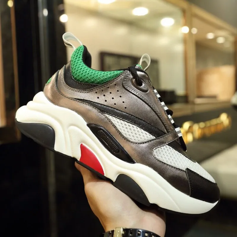 Sports shoes woman 2019 fashion wild real leather Thick bottom shoes comfortable lightweight lace-up Increase women single shoes
Sports shoes woman 2019 fashion wild real leather Thick bottom shoes comfortable lightweight lace-up Increase women single shoes